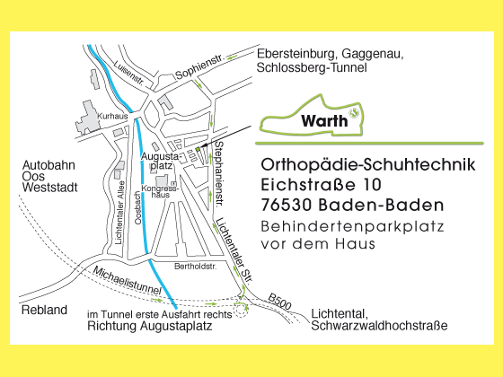 Visitenkarte Warth Orthopädie-Schuhtechnik