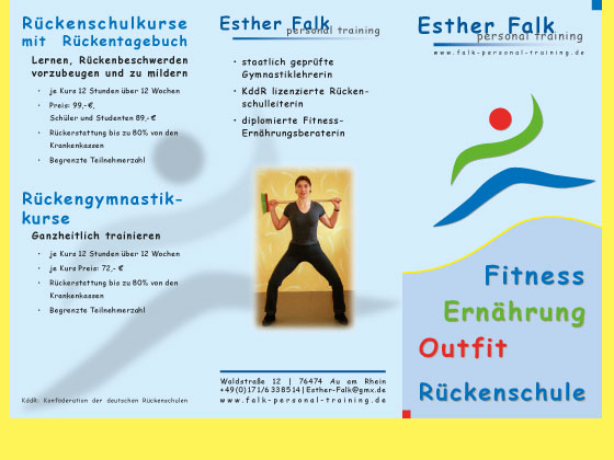 Broschüre Personal Training